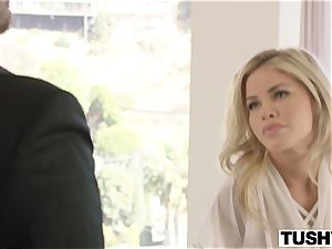 TUSHY Jessa Rhodes intense and red-hot ass fucking With Driver